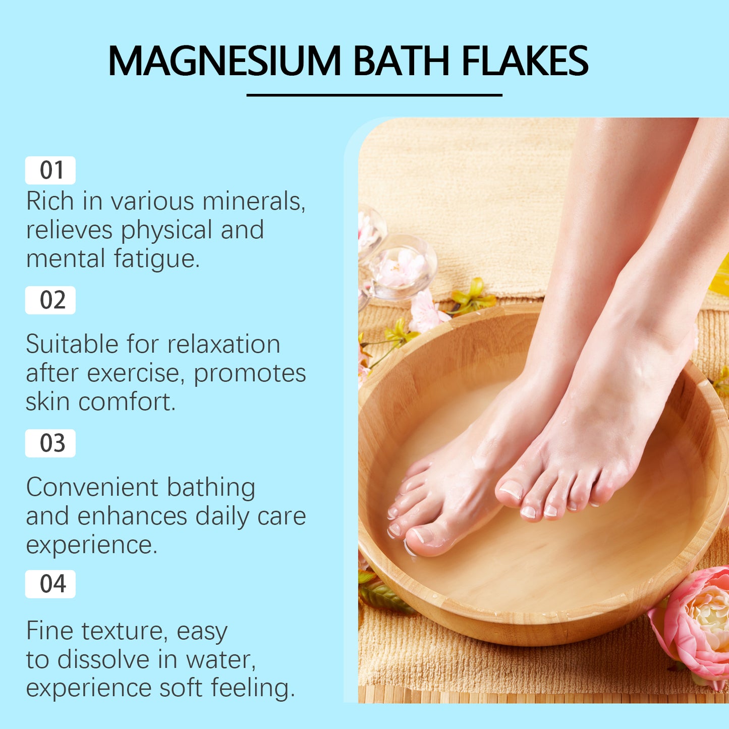 OceAura Magnesium Bath Salt Sheets